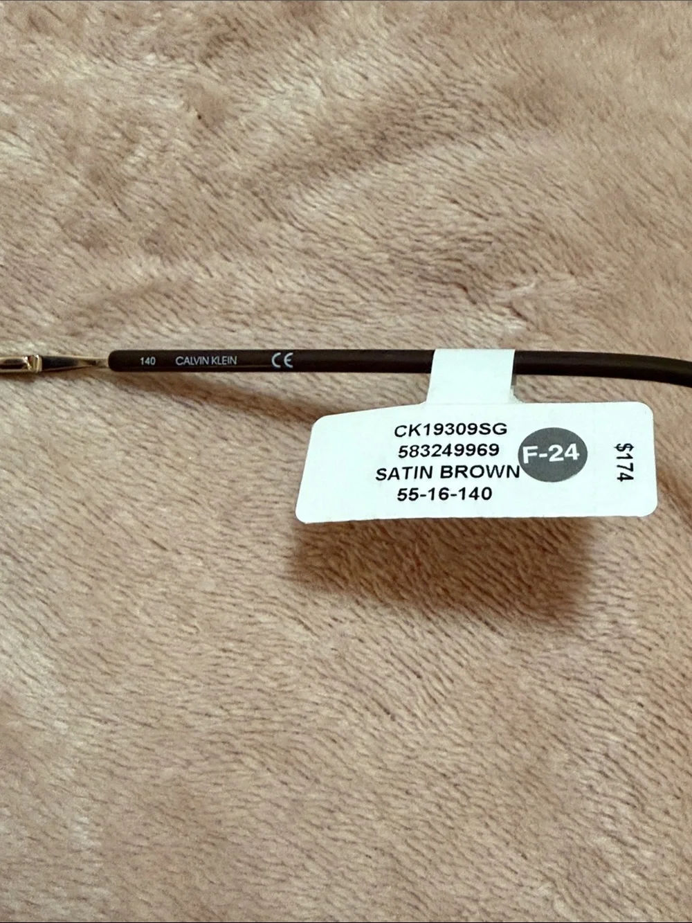 Calvin Klein Brown Gradient Cat-Eye Sunglasses for Women